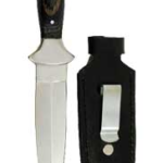 Black Faux Wooden Handled athame 9 in.