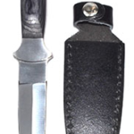 7 1/2 in. Black wood handle athame