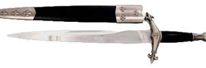 Fleur de lis Medieval athame