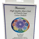 35 in. dia Chakra Lotus altar cloth