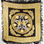Pentagram Goddess altar cloth 18 in. x 18 in.