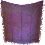 Pentagram altar cloth 36 in. x 36 in.