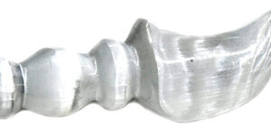 6 in. Selenite Crescent athame