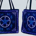15.5 in. x 17.5 in. Pentagram tote  bag