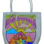 17 in. x 17 in. Magic Mushroom tote bag