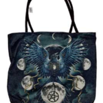 17 in. x 17 in. Sinister Crow tote bag