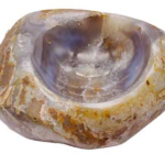 4 in.-6 in. Agate Natural offering bowl