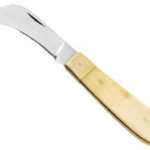 Folding Boline 7 in. white bone