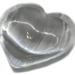 4 in. Selenite Heart bowl