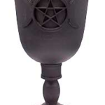 7 5/8 in. Triple Moon & Pentagram chalice