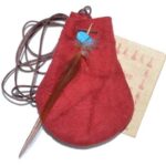 3 in. Medicine Dream bag Red