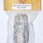 4 in. White Sage & Lavender smudge stick