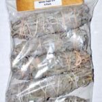 (set of 6) White Sage smudge stick 3 in.