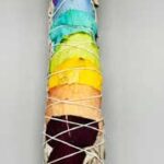9 in. Chakra Sage smudge stick