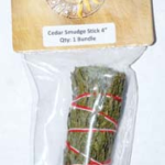 Cedar smudge stick 3-4 in.