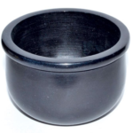 Black Stone Scrying Bowl/Smudge Pot 3 in.