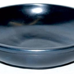 Black Stone Scrying Bowl/Smudge Pot 6 in.