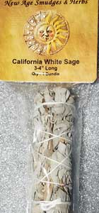 California White Sage smudge stick 3 in.