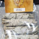(set of 12) White Sage smudge stick 3 1/2 in.