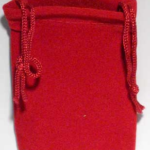 Red Velveteen Bag
