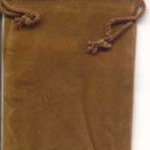 Brown Velveteen Bag