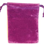 Purple Velveteen Bag