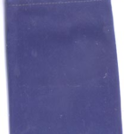 Blue Velveteen Bag