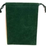 Green Velveteen Bag