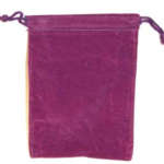 Purple Velveteen Bag