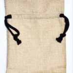 (set of 10) 5 1/2  in.x7 1/2 in. Linen bag