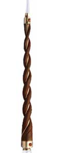 Twisted RoseWood healing wand 8 in.