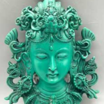 8 in. Tara Mask turquoise