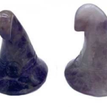 (set of 2) 1 3/4 in. Witch's Hat Amethyst